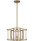 Quoizel Pendant Large 4-light Pendant Bronze Gold
