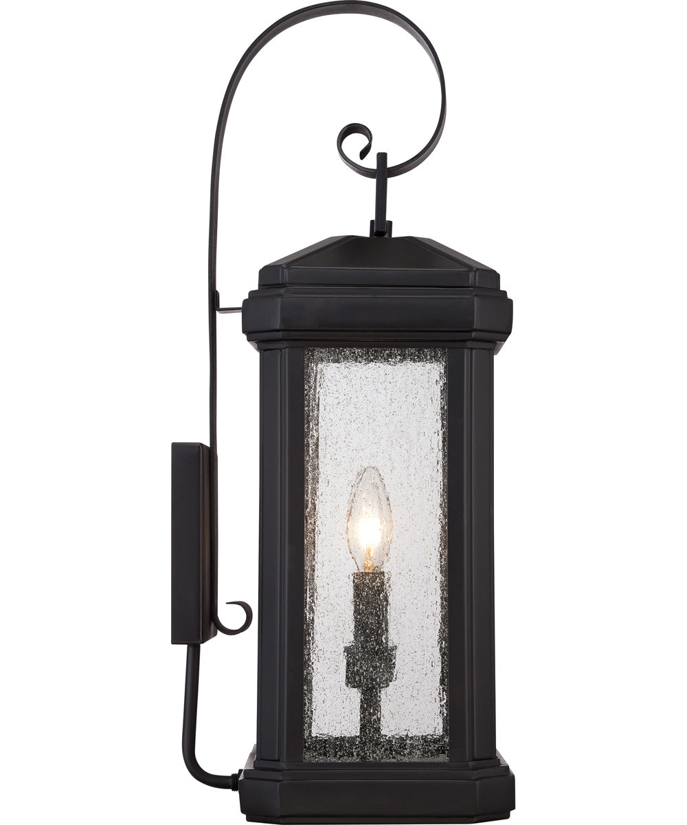 Trumbull Large 2-light Outdoor Wall Light Mystic Black