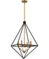 Louvre 4-light Pendant Western Bronze