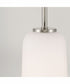 Lawson 1-Light Pendant Brushed Nickel