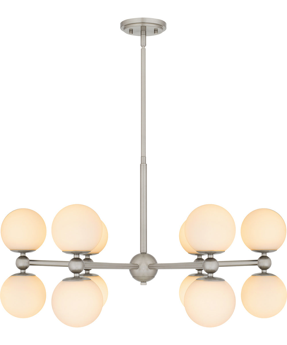 Elser 12-light Chandelier Brushed Nickel