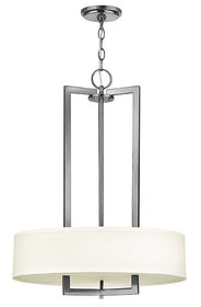 20"W Hampton Pendant Light Antique Nickel