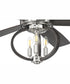 52" Reese 3-Light Ceiling Fan Polished Nickel