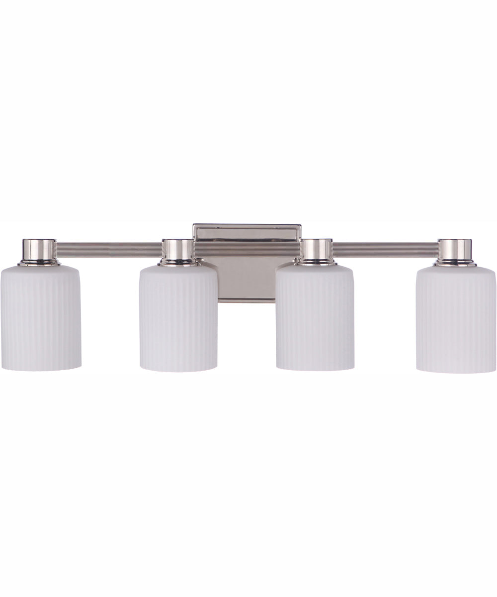 Bretton 4-Light Vanity Polished Nickel