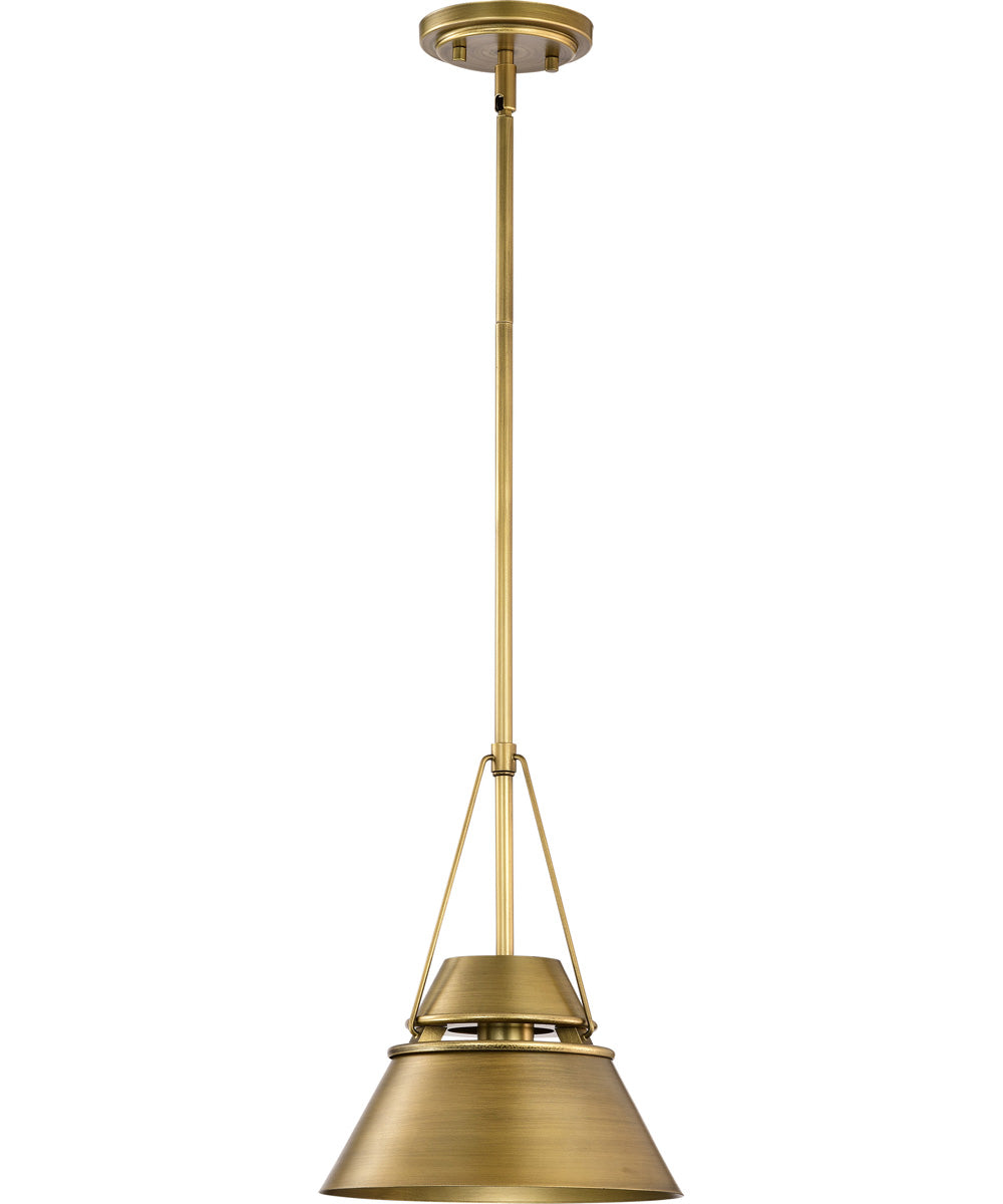 Adina 1-Light Pendant Natural Brass