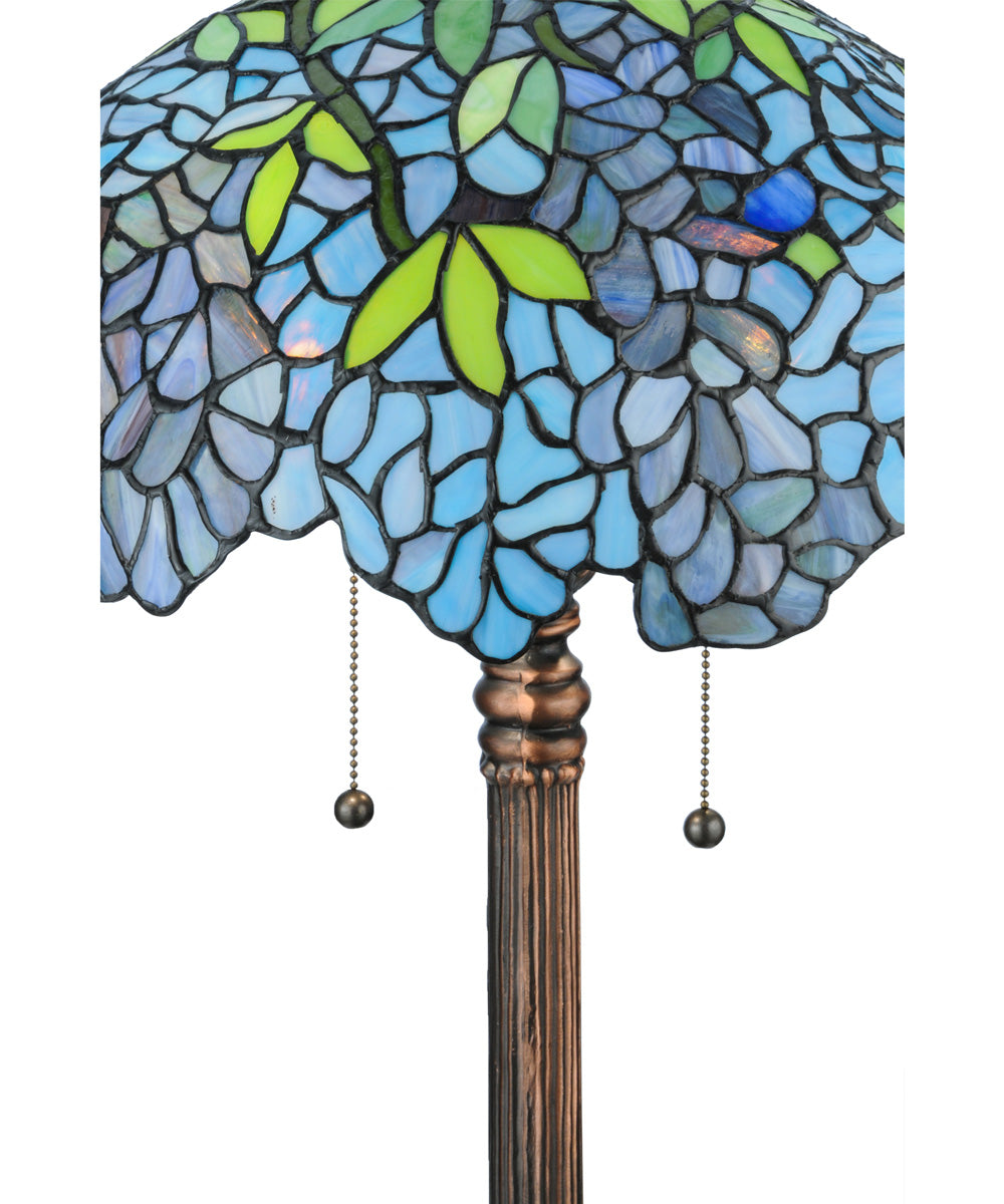 25"H Tiffany Wisteria Table Lamp