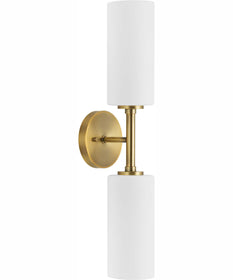 Cofield 2-Light Transitional Wall Bracket Vintage Brass