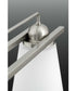 Flight 3-Light Etched Glass Coastal Bath Vanity Light Brushed Nickel