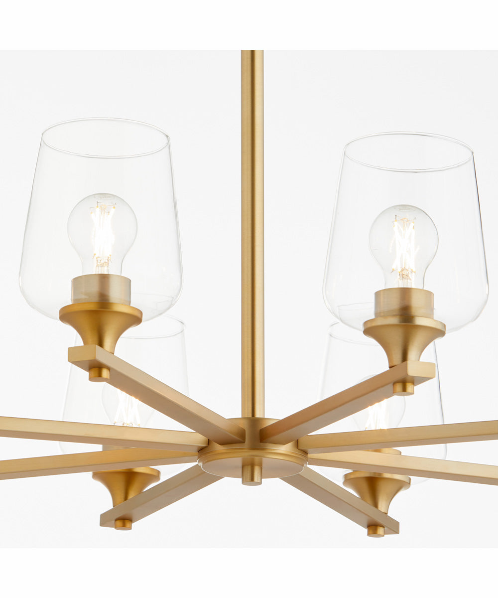 Veno 8-light Chandelier Aged Brass