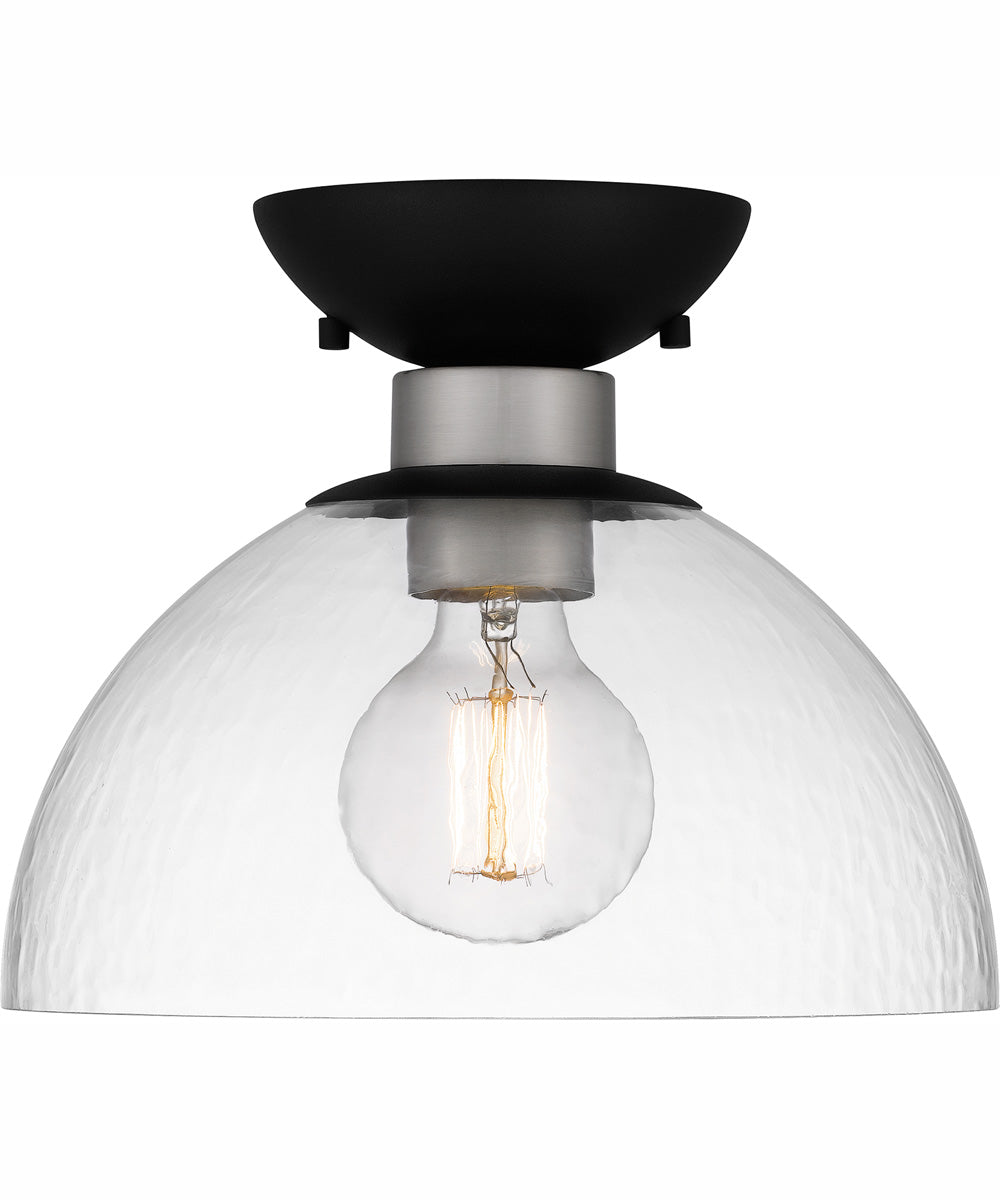 Halsey Small 1-light Flush Mount Brushed Nickel