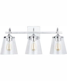 Jayne 3-Light Vanity Chrome