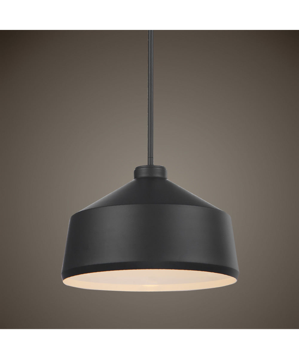Holgate 1 Light Black Pendant