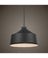 Holgate 1 Light Black Pendant