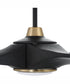 60" Envy 1-Light Indoor/Outdoor Ceiling Fan Flat Black/Satin Brass