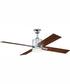 52" Teana 1-Light Ceiling Fan Chrome