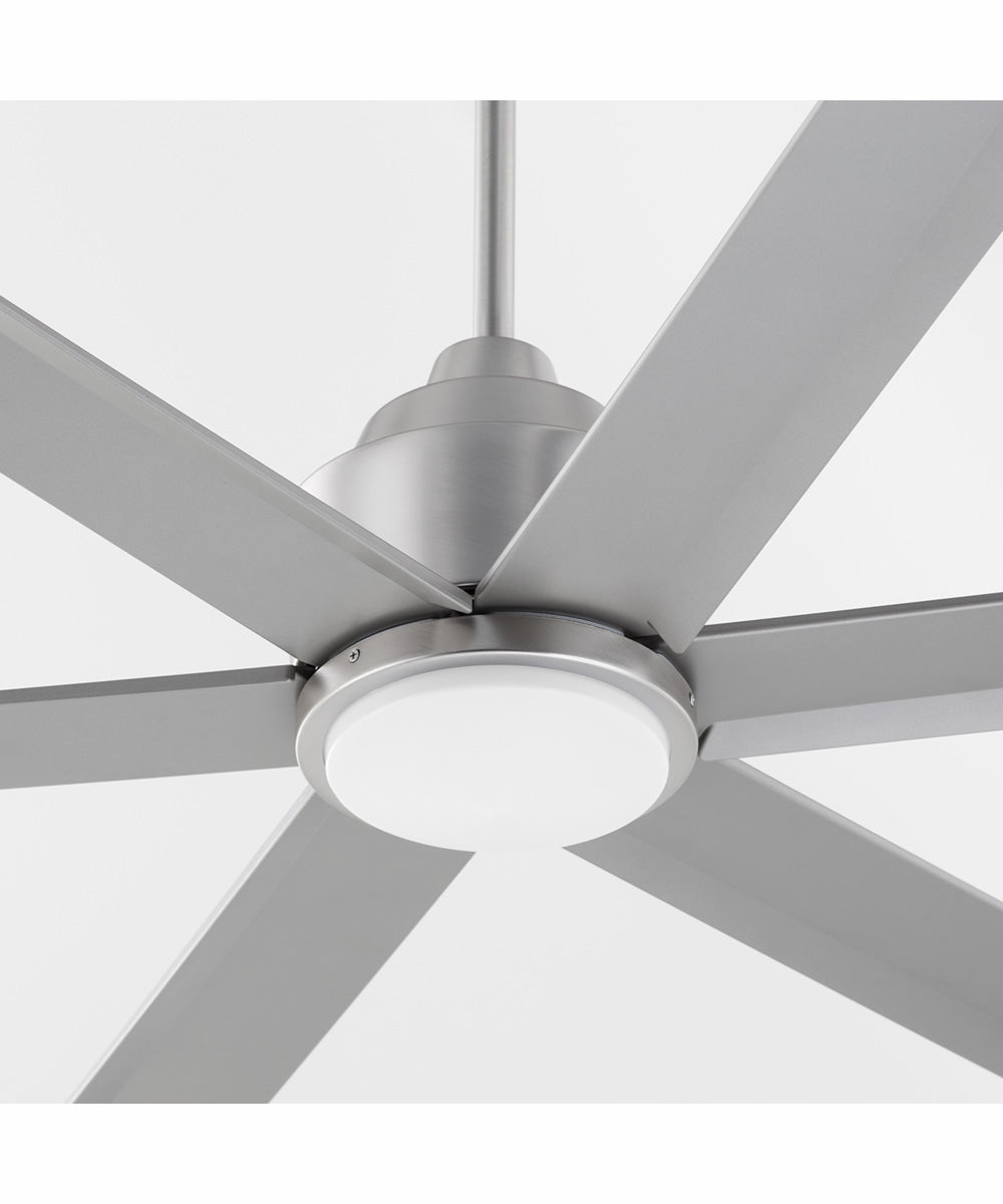 80" Titus Ceiling Fan Satin Nickel