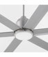 80" Titus Ceiling Fan Satin Nickel