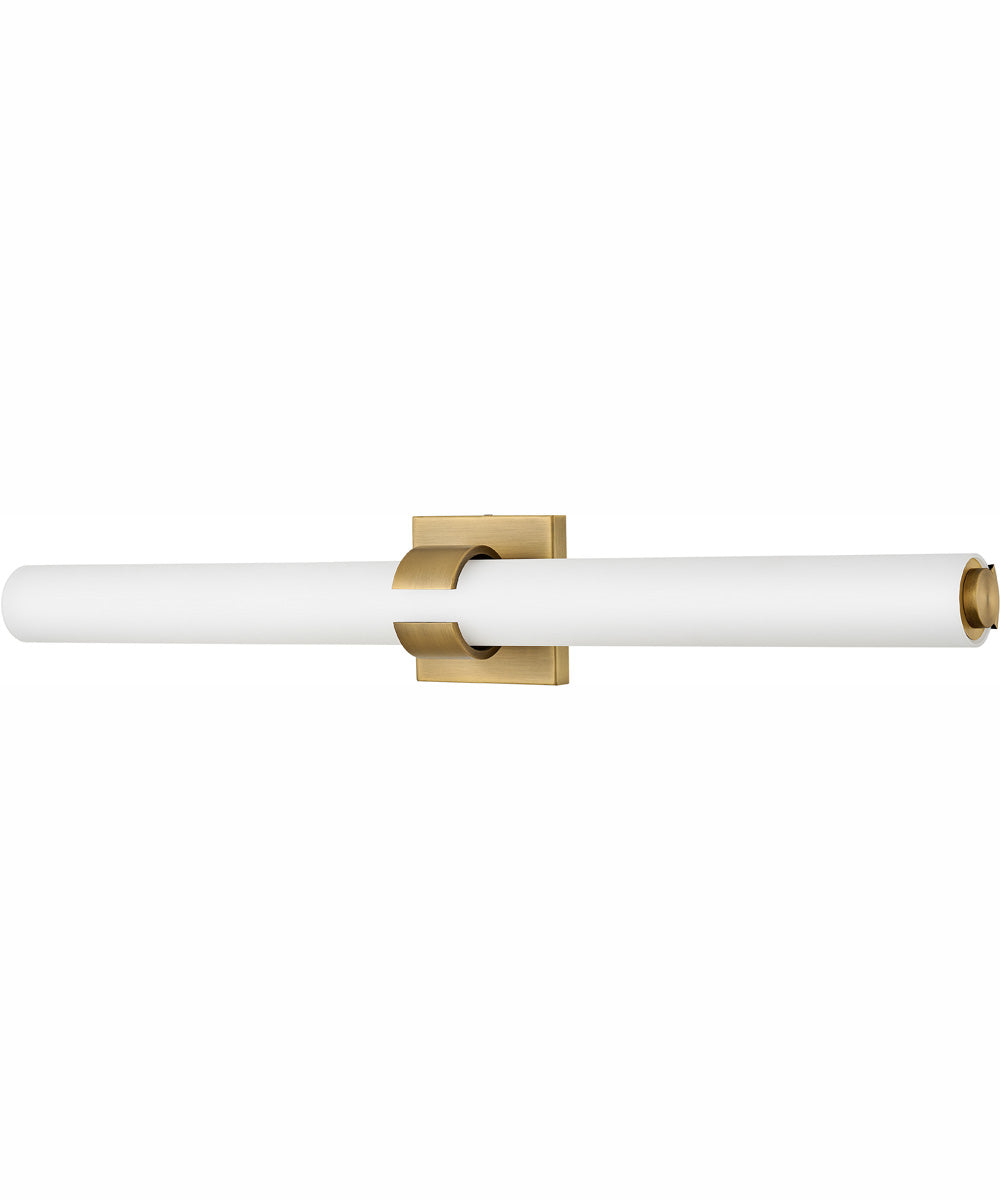 Aiden LED-Light Large LED Vanity in Lacquered Brass