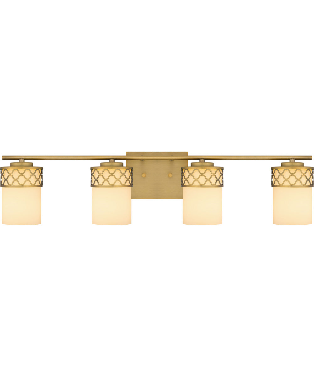 Tenley Extra Large 4-light Bath Light Aged Brass