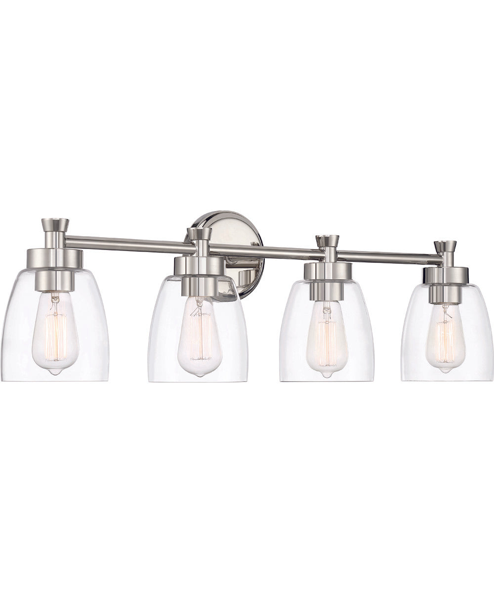 Henning 4-Light Vanity Polished Nickel