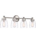 Henning 4-Light Vanity Polished Nickel