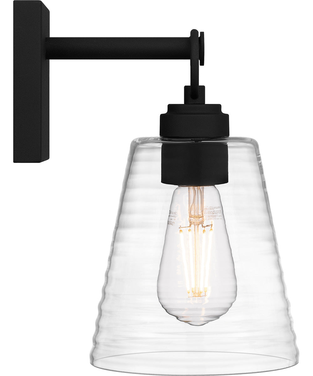 Dacosta Small 1-light Wall Sconce Earth Black