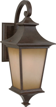 21"H Argent 1-Light Outdoor Wall Aged Bronze