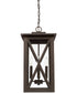 Avondale 4-Light Outdoor Hanging Rain or Shine - Oiled Bronze with Clear Glass