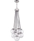 Que 9-Light Pendant Chrome