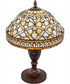 10" High Jeweled Quatrefoil Accent Lamp