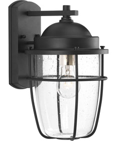 Holcombe Medium Wall Lantern Textured Black