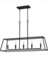 Prescott Medium 5-light Island Light Matte Black