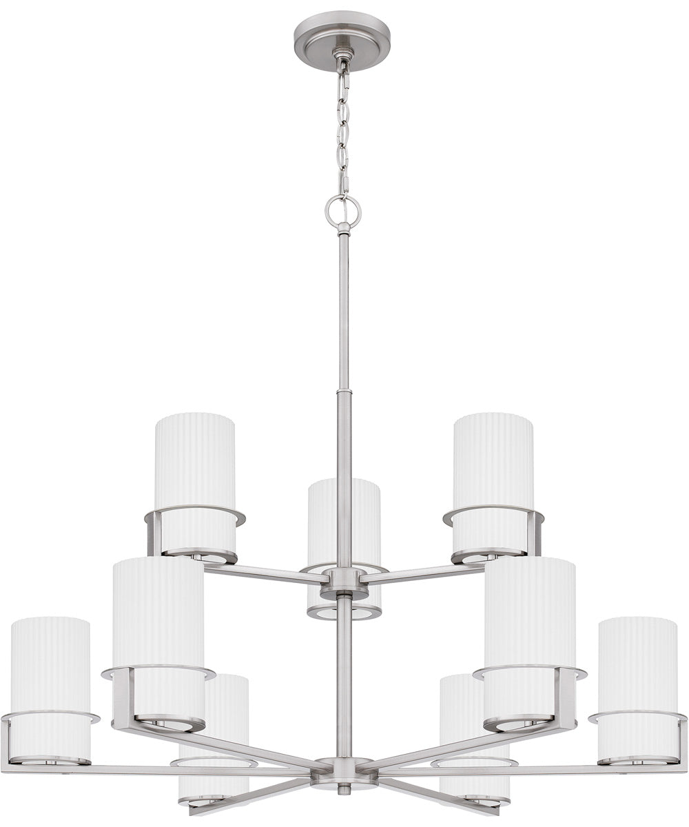 Seymour 9-light Chandelier Brushed Nickel