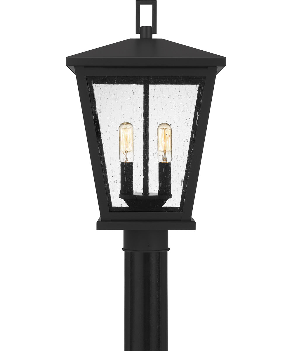 Joffrey Large 2-light Outdoor Post Light Matte Black