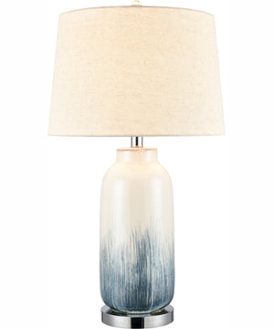 Cason Bay 27'' High 1-Light Table Lamp - Blue