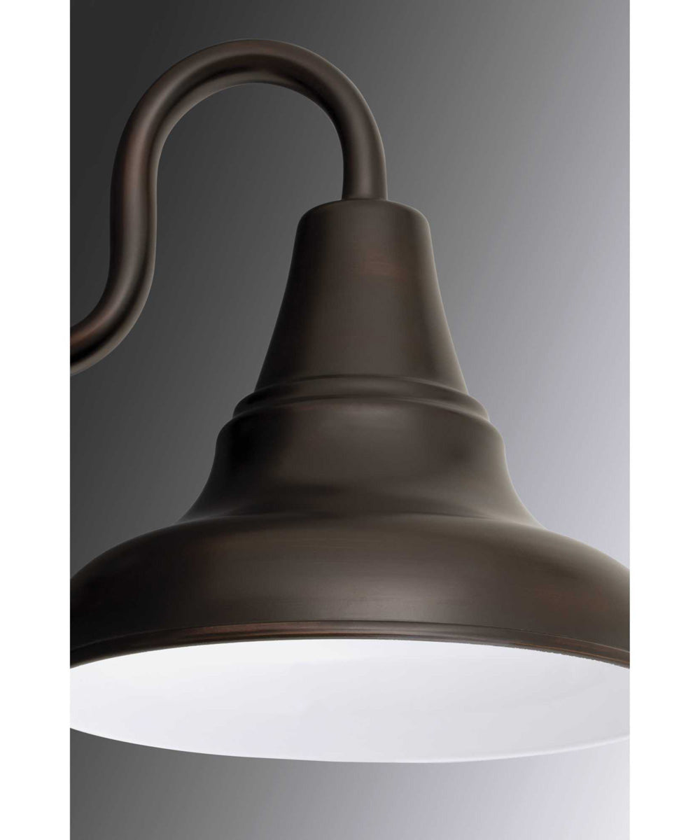District LED Large Wall Lantern Antique Bronze