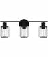 Isla Large 3-light Bath Light Matte Black