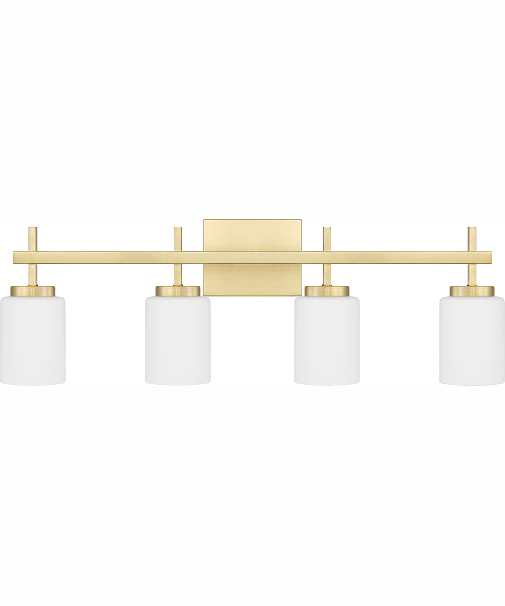 Wilburn Extra Large 4-light Bath Light Satin Brass