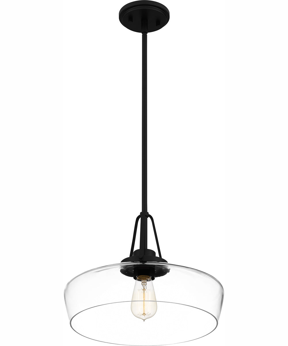 Quoizel Pendant 1-light Pendant Matte Black