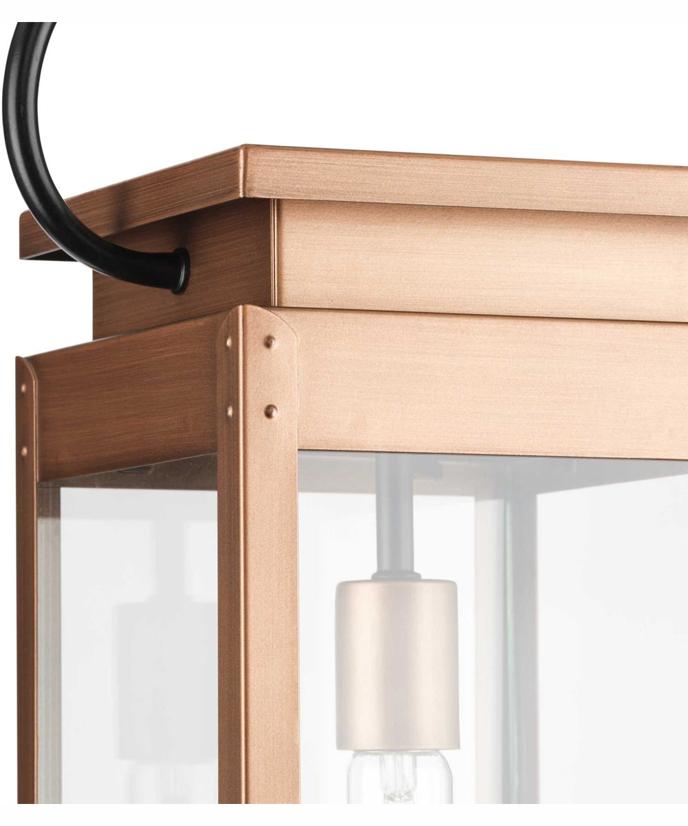 Union Square 1-Light Urban Industrial Hanging Lantern Antique Copper