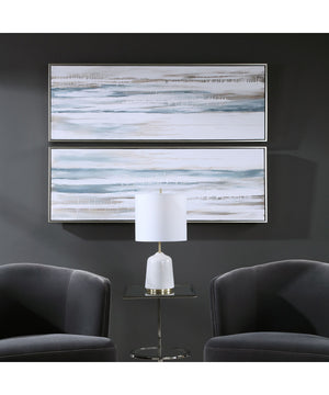 Drifting Abstract Landscape Art, Set of 2