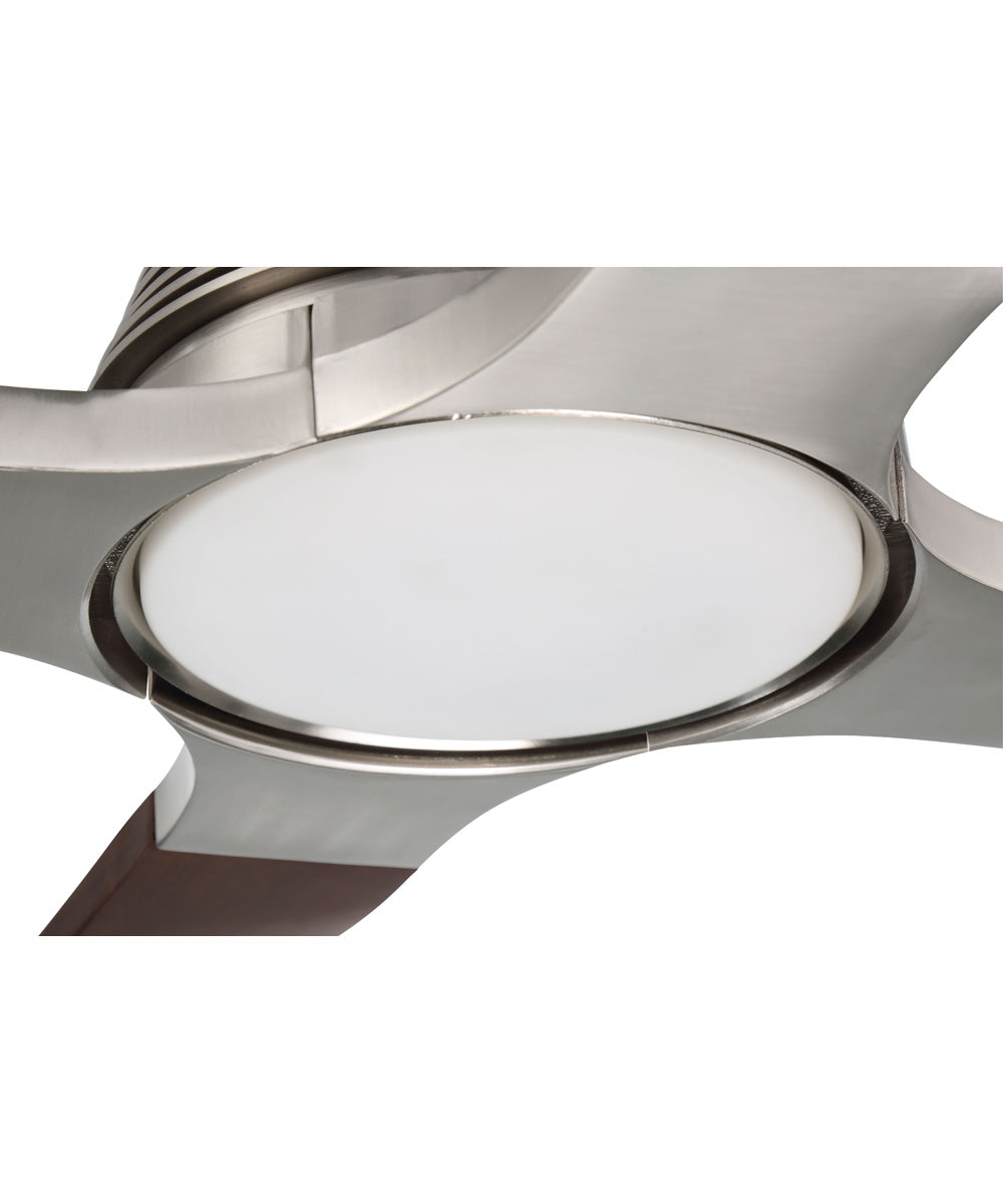 60" Ricasso 1-Light Ceiling Fan Brushed Polished Nickel