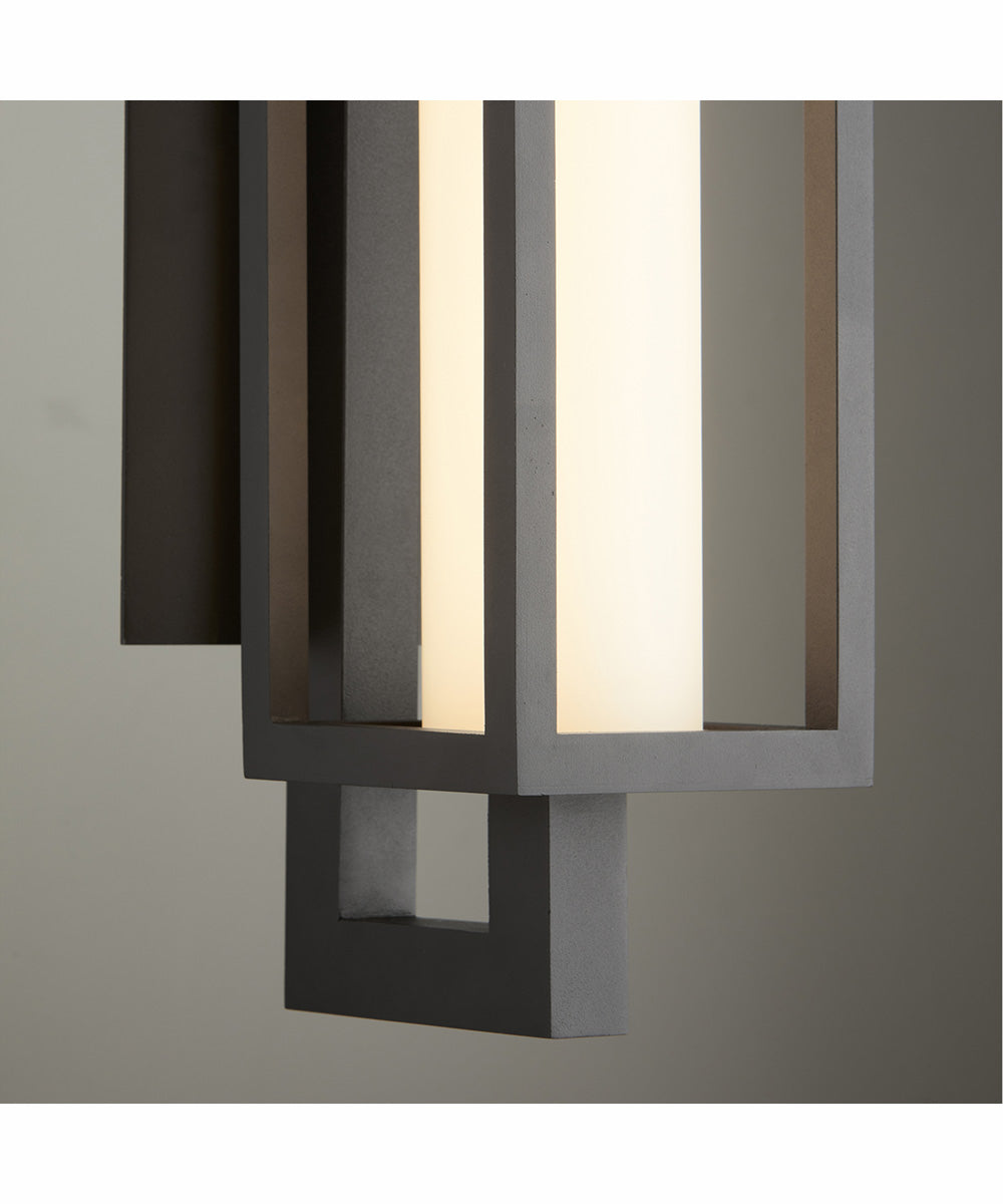 Parlor 1-light LED Wall Mount Light Fixture Textured Black