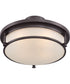 Sailor Large 4-light Semi Flush Mount Western Bronze