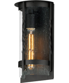 Foundry 1-Light Outdoor Wall Sconce Black