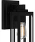 Mesnick Small 1-light Outdoor Wall Light Matte Black