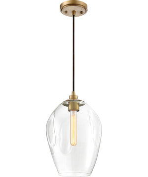 Nostalgia Small 1-light Mini Pendant Weathered Brass