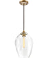 Nostalgia Small 1-light Mini Pendant Weathered Brass