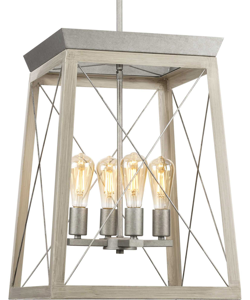 Briarwood 4-Light Farmhouse  Chandelier Foyer Light Galvanized