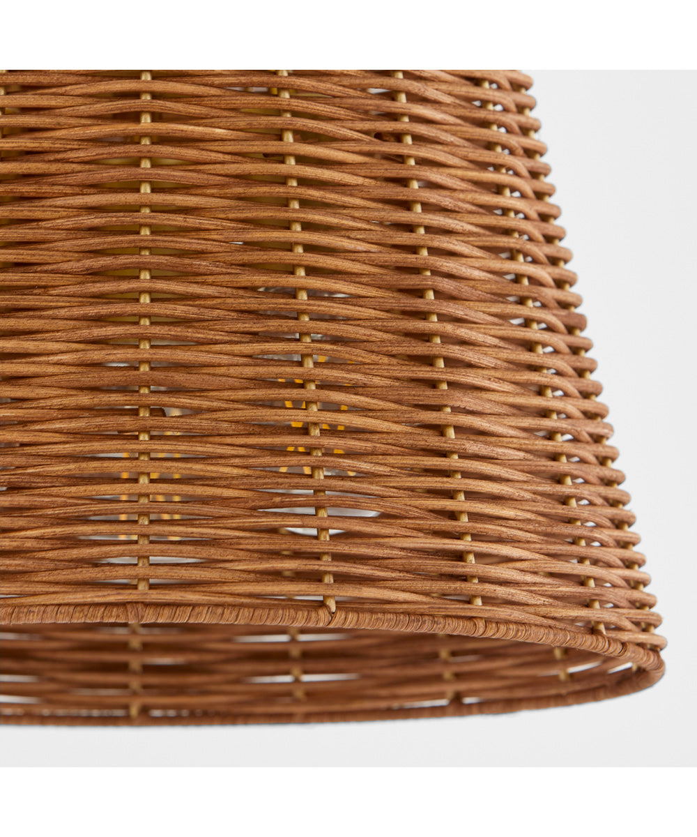 3-light Semi-Flush Mount Aged Brass